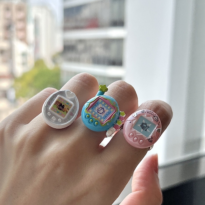 Bandai Model Tamagotchi - Disponibile autentico anello decorativo Bandai Tamagotchi