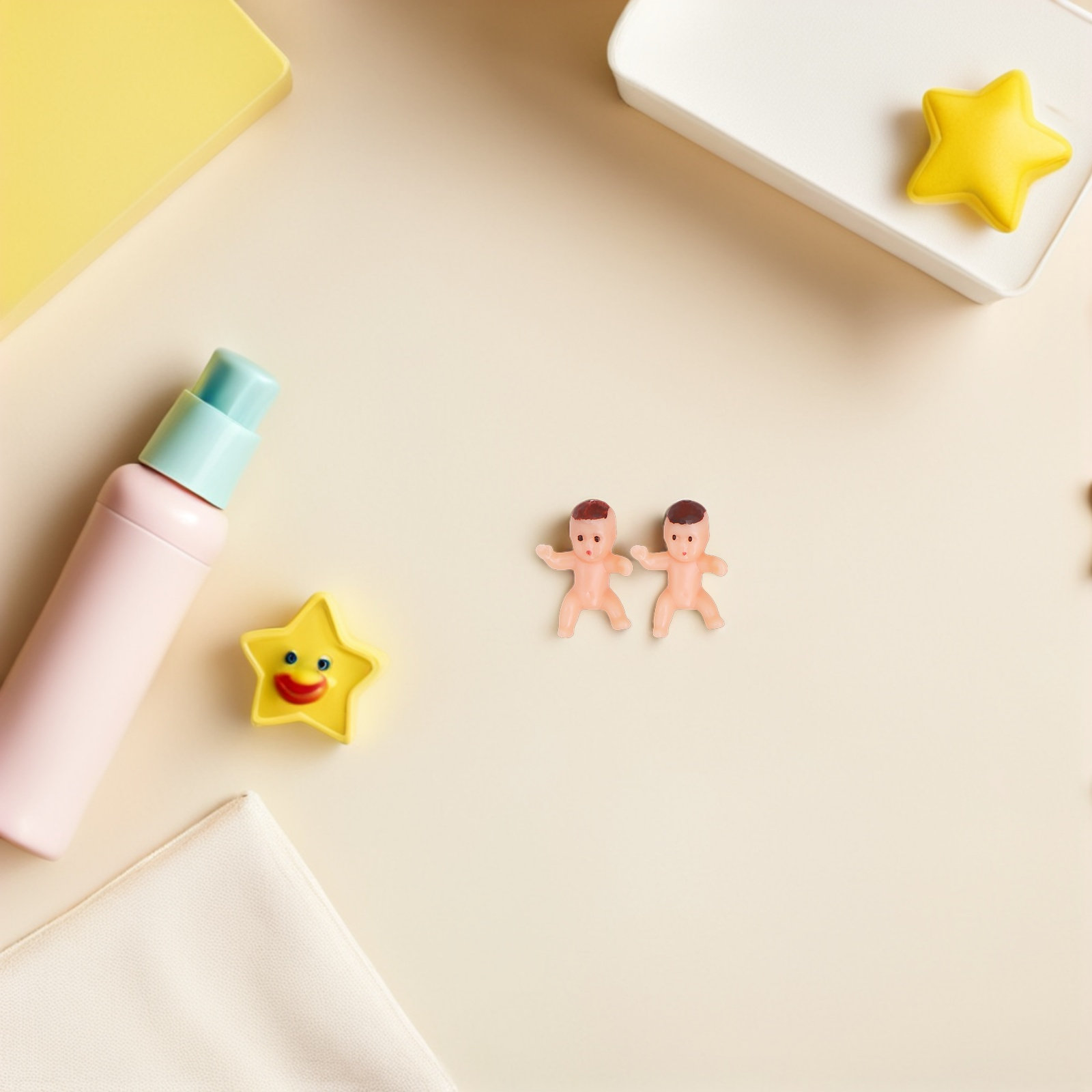 Party Games Baby Shower - 150 Pezzi Mini Bambini in Plastica