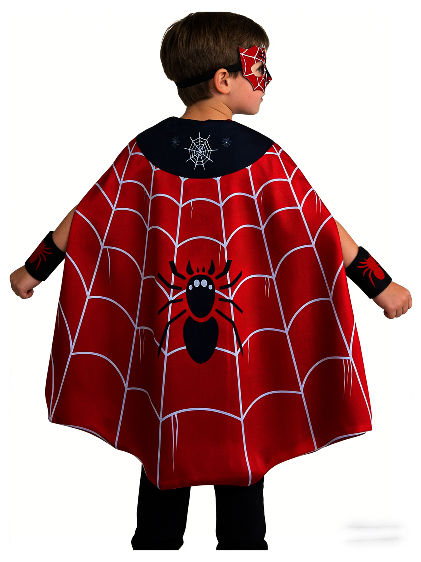 Party Games Quiz - Set Costume da Supereroe per Bambini,