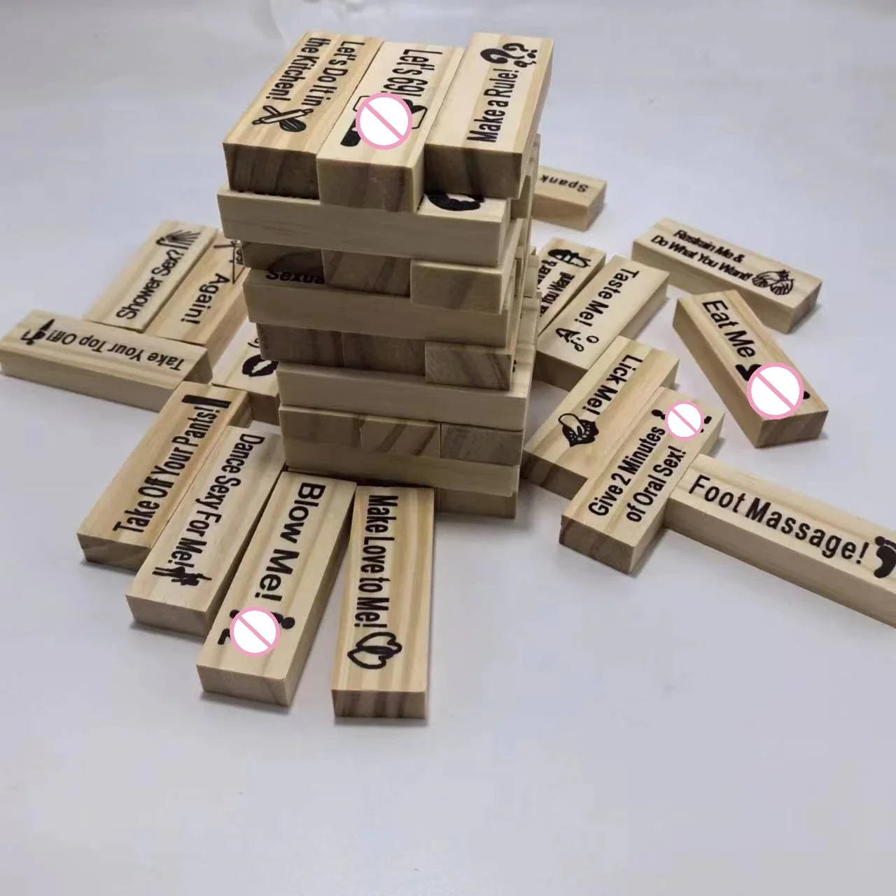 Party Games Ideas For Adults - Gioco con torre a blocchi Attività