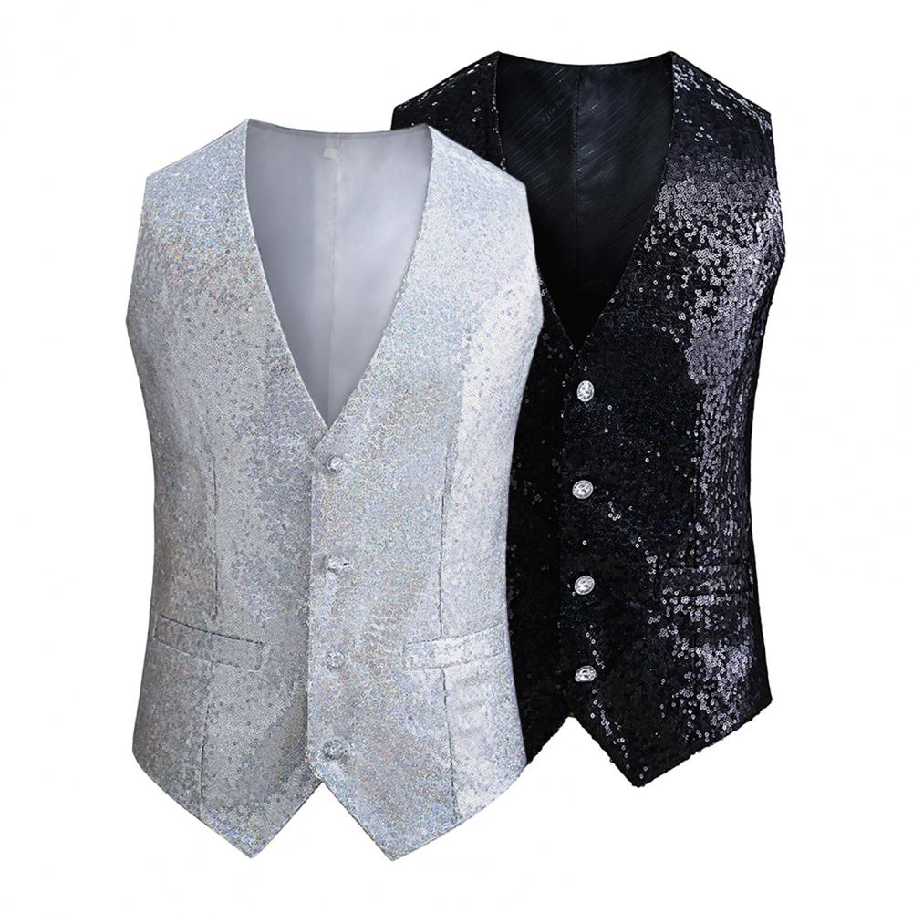 Gilet da uomo con paillettes C - Party Games Switch recensione e prezzo