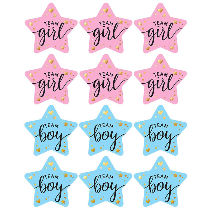 60 adesivi per rivelare il gen - Party Games Baby Shower recensione e prezzo